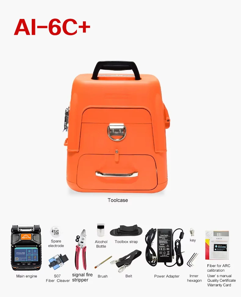 Signalfire AI-9 AI-6A+ AI-6C+ AI-5 Pro AI-20 AI-30 AI-12 Automatic Fiber Optic Splicing Machine Optical Fiber Fusion Splicer - Image 13
