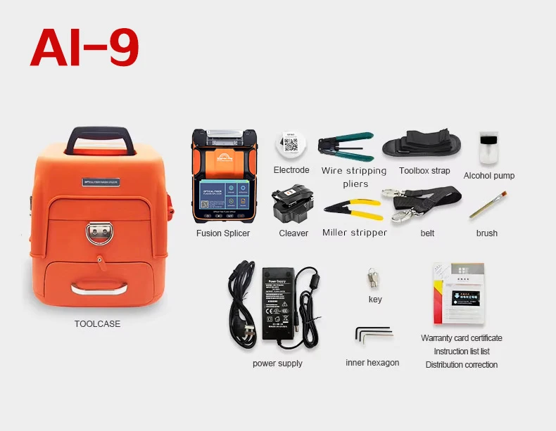 Signalfire AI-9 AI-6A+ AI-6C+ AI-5 Pro AI-20 AI-30 AI-12 Automatic Fiber Optic Splicing Machine Optical Fiber Fusion Splicer - Image 11
