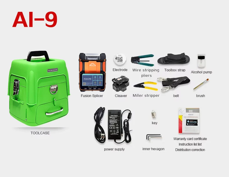 Signalfire AI-9 AI-6A+ AI-6C+ AI-5 Pro AI-20 AI-30 AI-12 Automatic Fiber Optic Splicing Machine Optical Fiber Fusion Splicer - Image 12